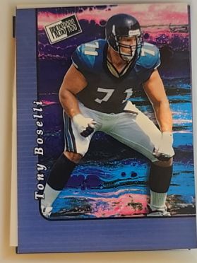 1997 Press Pass Tony Boselli — front