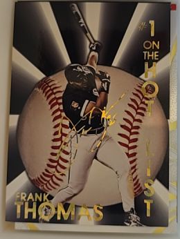 1994 Sports Stars USA #1 Frank Thomas On the Hot List — front
