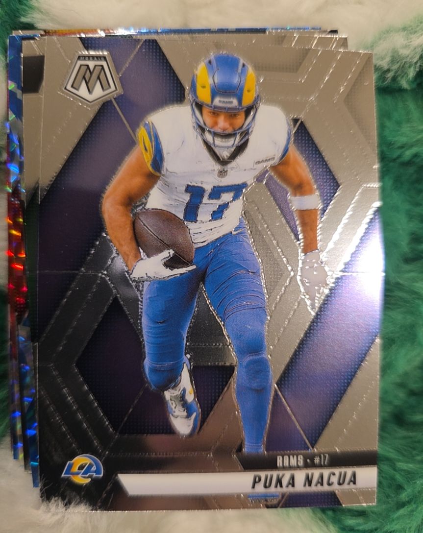 2025 Panini Mosaic #102 Puka Nacua — front