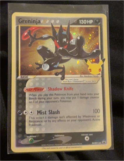 2021 Pokémon SWSH144 Greninja — front