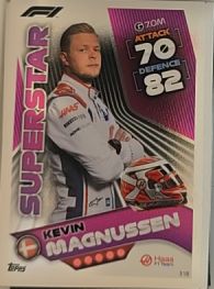 2022 Topps Turbo Attax F1 #318 Kevin Magnussen — front
