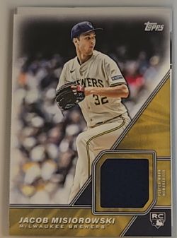 2026 Topps Major League Material #MLM-JMI Jacob Misiorowski — front