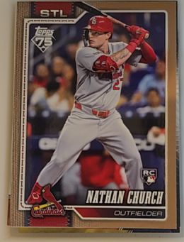 2026 Topps Series 1 #24 Nathan Church — front
