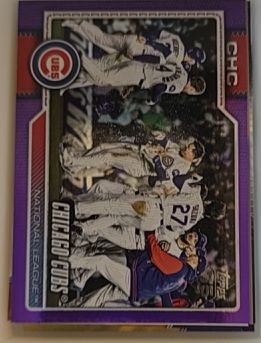 2026 Topps Series 1 #320 Chicago Cubs Team Card — front