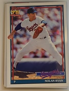 1991 Topps #T91-97 Nolan Ryan — front