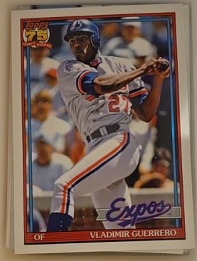 2026 Topps Series 1 1991 Throwback #T91-93 Vladimir Guerrero — front