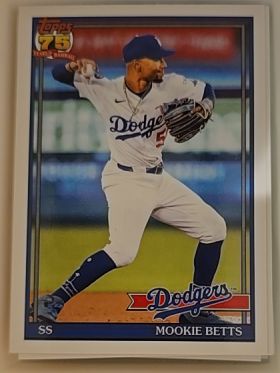 2026 Topps Series 1 1991 Topps #T91-21 Mookie Betts — front