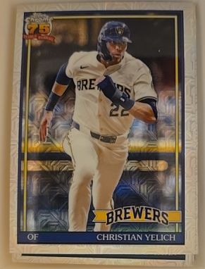 2026 Topps Series 1 #91C-100 Christian Yelich — front