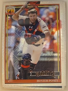 2026 Topps Series 1 Silver Pack Mojo #91C-92 Buster Posey — front