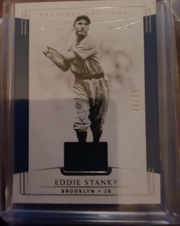 2016 Panini National Treasures #68 Eddie Stanky — front