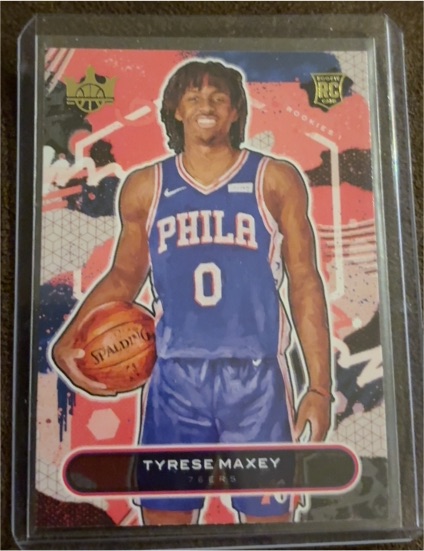 2020-21 Panini Court Kings #78 Tyrese Maxey — front