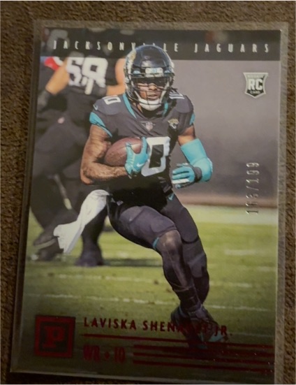 2020 Panini Chronicles #PA-22 Laviska Shenault Jr. — front
