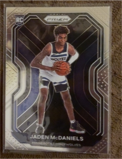 2020-21 Panini Prizm #277 Jaden McDaniels — front