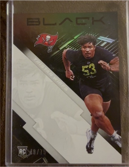 2020 Panini Black #200 Tristan Wirfs — front