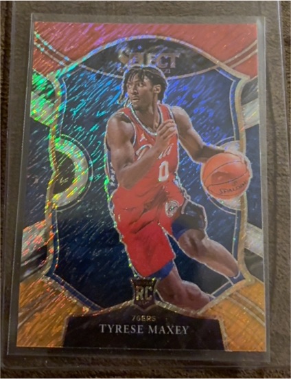 2020-21 Panini Select #81 Tyrese Maxey — front