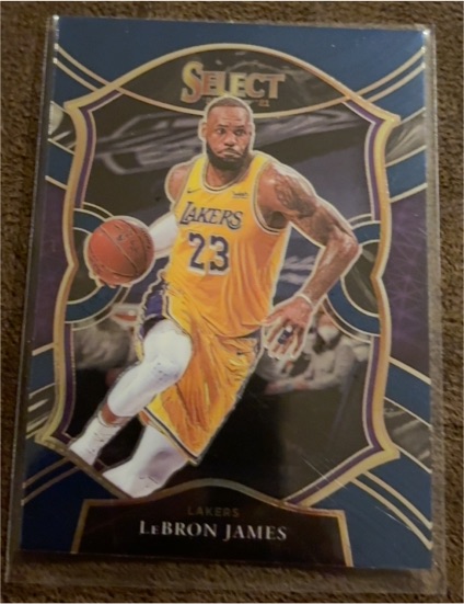 2020-21 Panini Select #23 LeBron James — front