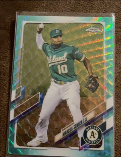 2021 Topps Chrome #8 Marcus Semien — front
