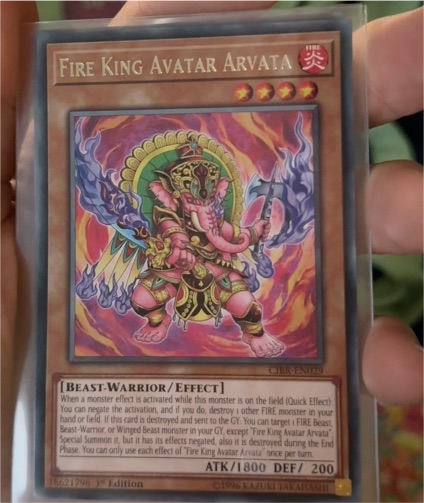Yu-Gi-Oh! CIBR-EN029 Fire King Avatar Arvata — front