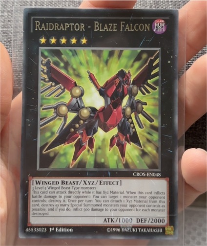 Yu-Gi-Oh! Raidraptor - Blaze Falcon CROS-EN048 — front