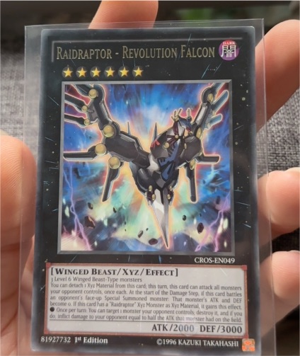 2016 Yu-Gi-Oh! CROS-EN049 Raidraptor - Revolution Falcon — front