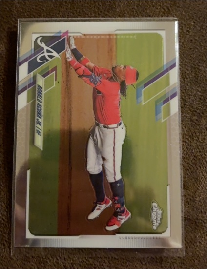 2021 Topps Chrome #50 Ronald Acuna Jr. — front