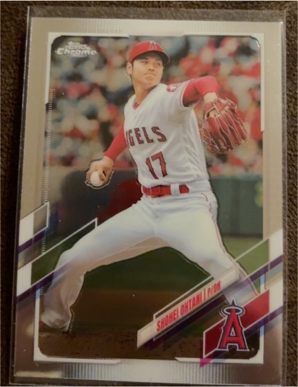 2021 Topps Chrome #159 Shohei Ohtani — front