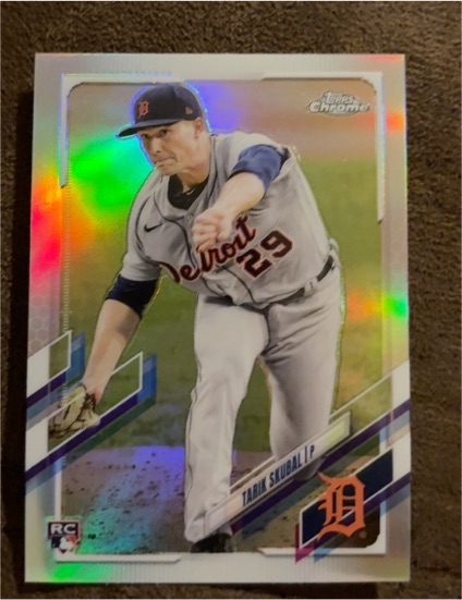 2021 Topps Chrome #103 Tarik Skubal — front