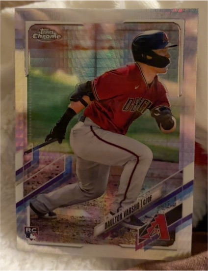 2021 Topps Chrome #121 Daulton Varsho — front