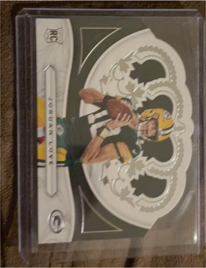 2020 Panini Chronicles Crown Royale #CR-4 Jordan Love Rookie Card — front