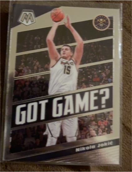 2019-20 Panini Mosaic #19 Nikola Jokic Got Game? — front