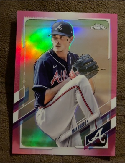 2021 Topps Chrome #110 Max Fried — front