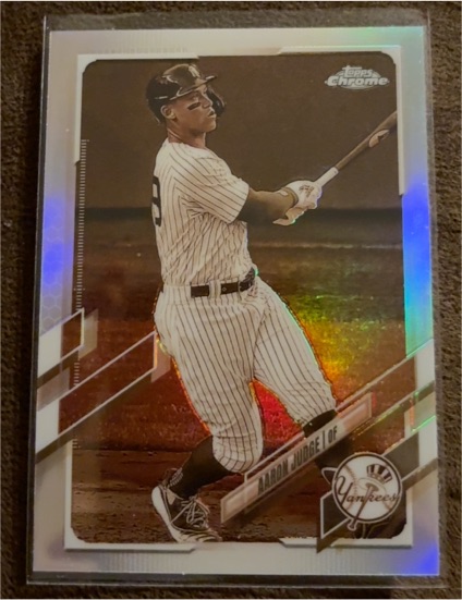 2021 Topps Chrome #99 Aaron Judge Sepia Refractor — front