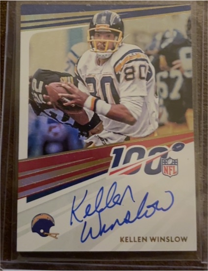 2020 Panini Chronicles #N100-KW Kellen Winslow — front