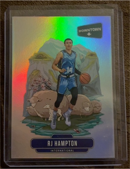 2020 Panini Collegiate Chronicles Downtown #D-12 RJ Hampton — front