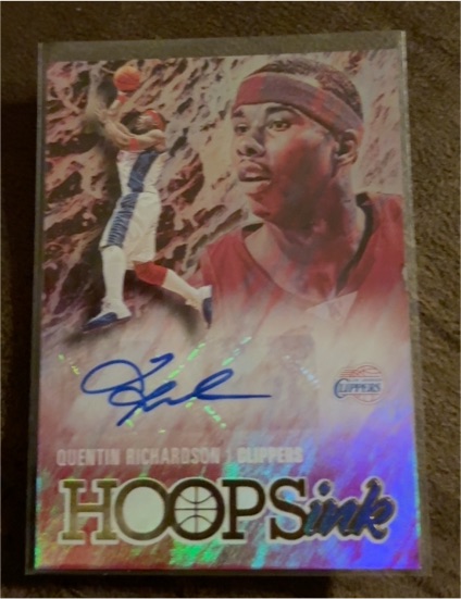 2020-21 Panini NBA Hoops #HI-QRI Quentin Richardson Hoops Ink — front