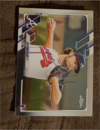 2021 Topps Chrome #6 Ian Anderson Rookie Atlanta Braves — front