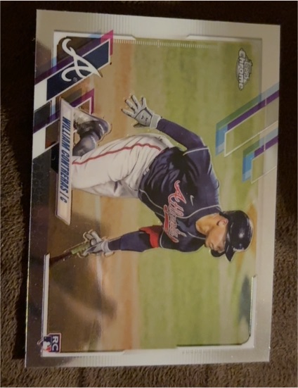 2021 Topps Chrome #51 William Contreras Rookie — front