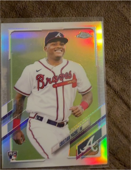 2021 Topps Chrome #178 Cristian Pache — front