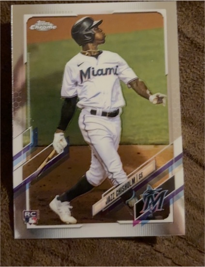 2021 Topps Chrome #144 Jazz Chisholm — front