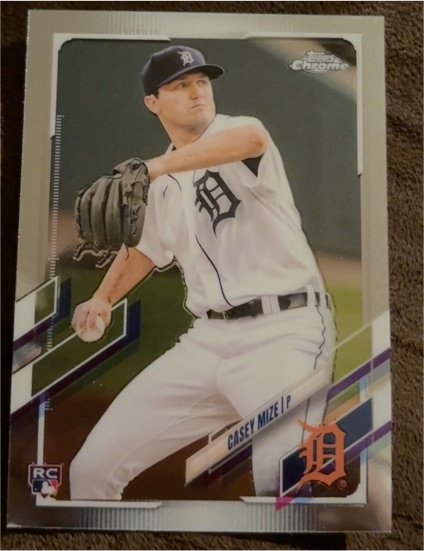 2021 Topps Chrome #4 Casey Mize — front