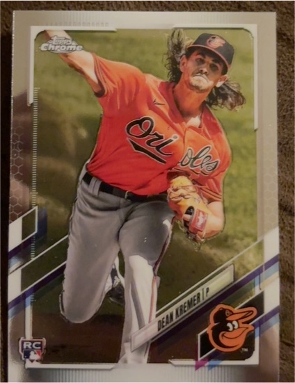 2021 Topps Chrome #104 Dean Kremer — front