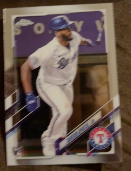 2021 Topps Chrome #188 Texas Rangers Player — front