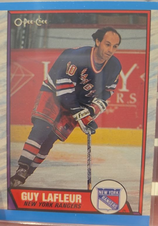 1989-90 O-Pee-Chee #189 Guy Lafleur — front