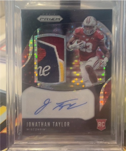 2020 Panini Prizm Draft Picks #DP Jonathan Taylor — front