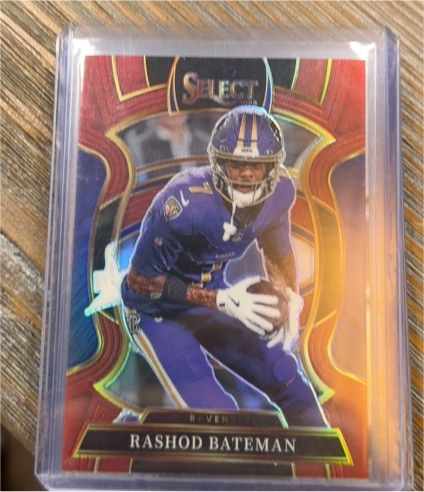 2025 Panini Select #62 Rashod Bateman — front