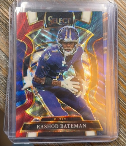 2025 Panini Select #62 Rashod Bateman — front