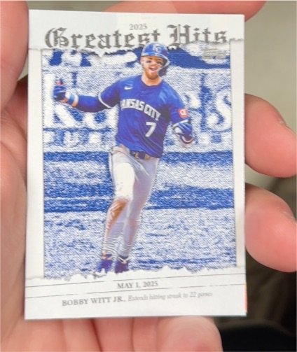 2026 Topps Series 1 #GH-18 Bobby Witt Jr. Greatest Hits — front
