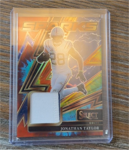2023 Panini Select Sparks #SP-JTA Jonathan Taylor — front