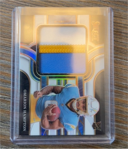 2025 Panini Select #JRS-OHN Omarion Hampton — front
