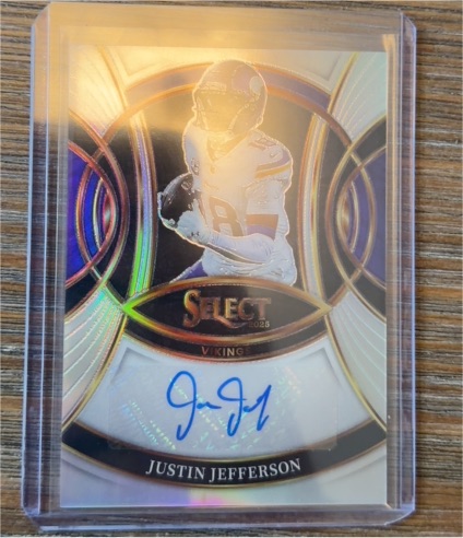 2025 Panini Select #1028 Justin Jefferson — front